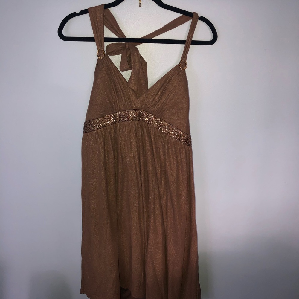 Adorable Brown Party Dress